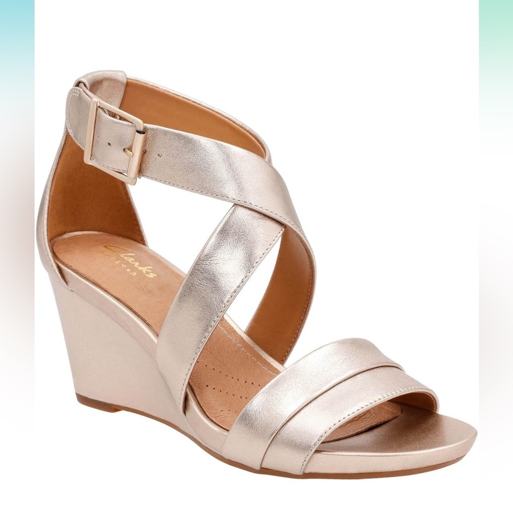 Clarks Acina Newport Wedge Pump